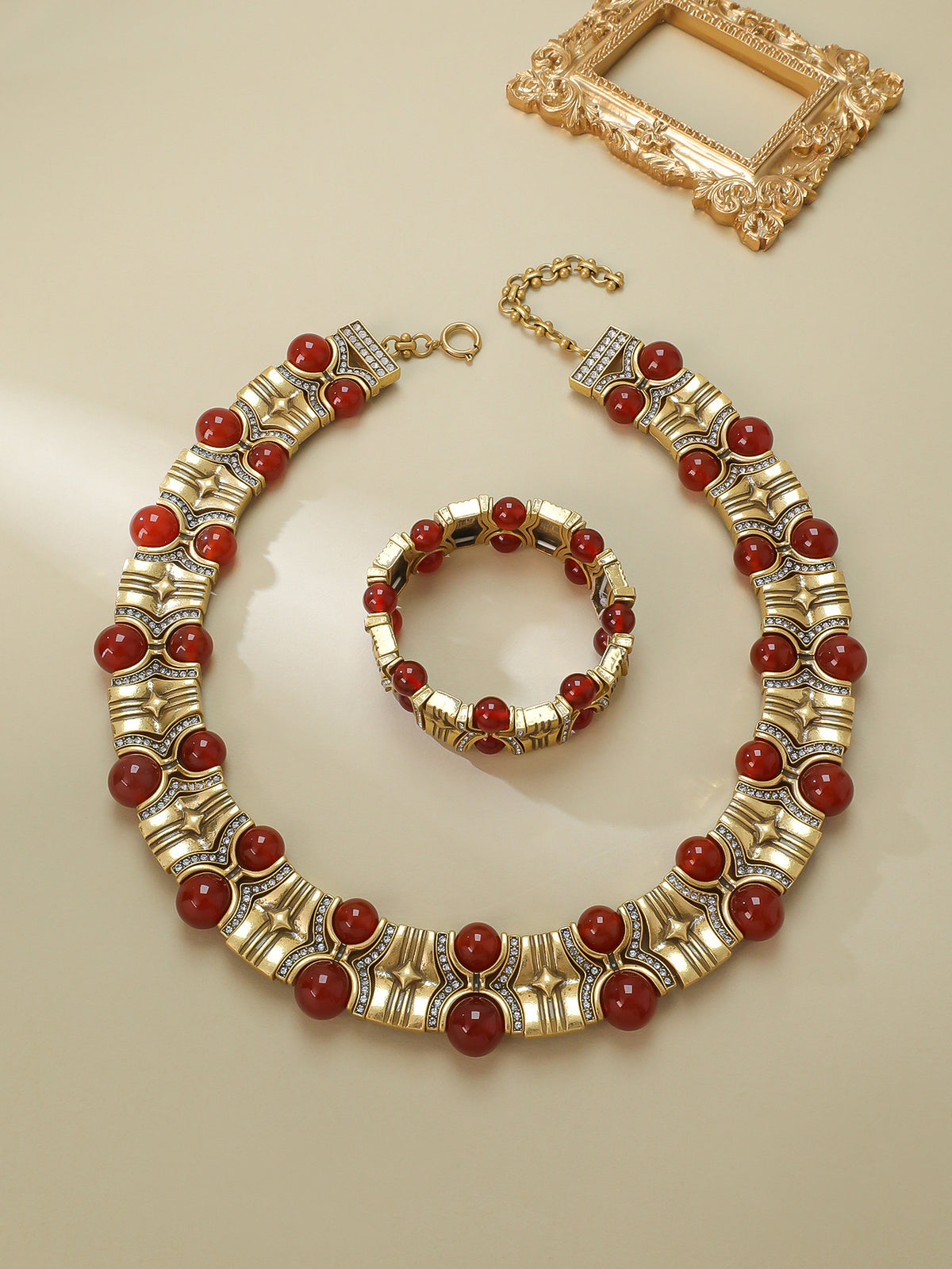 Vintage pearl agate stone bracelet simple and fashionable versatile making vintage jewelry