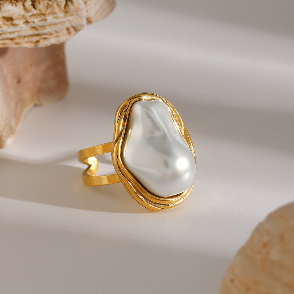 Stainless steel open ring for women's fashion ring