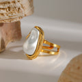 Stainless steel open ring for women's fashion ring