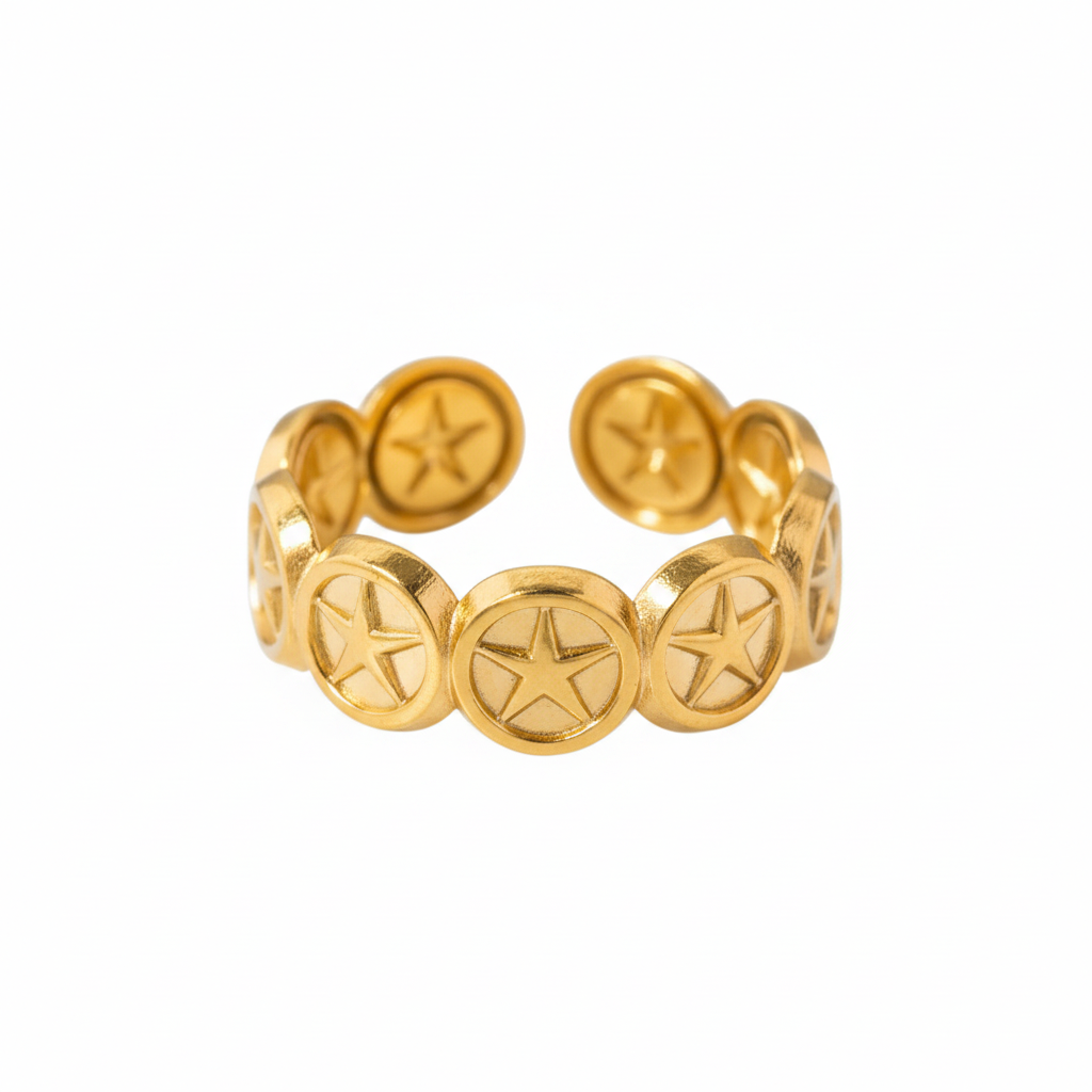 Anel Estrela — close-up