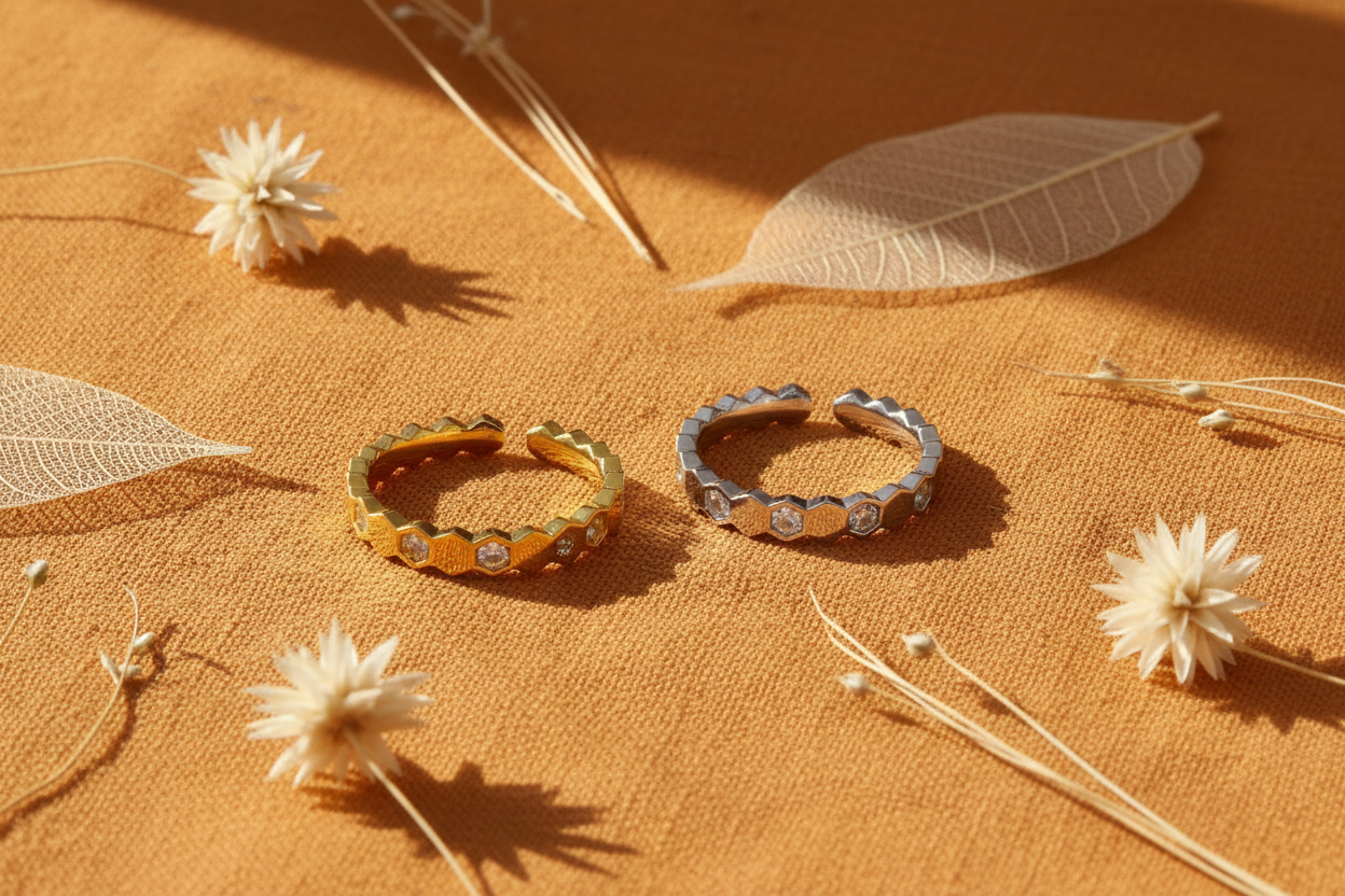 Anel Honeycomb Duo