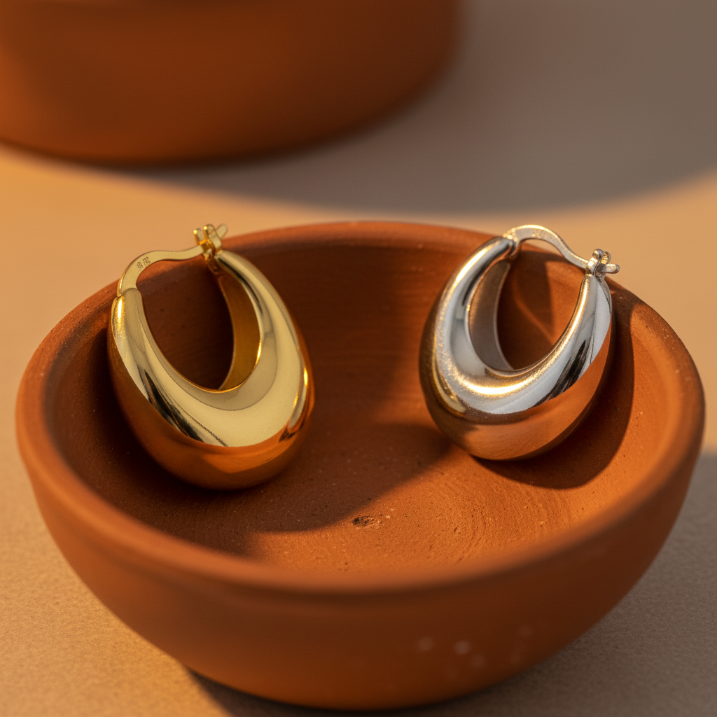 Argolas Duo — Taça Terracota