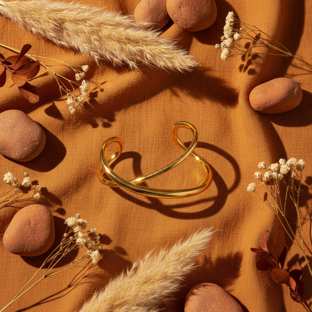Bracelete Duo — Dourado e Prateado