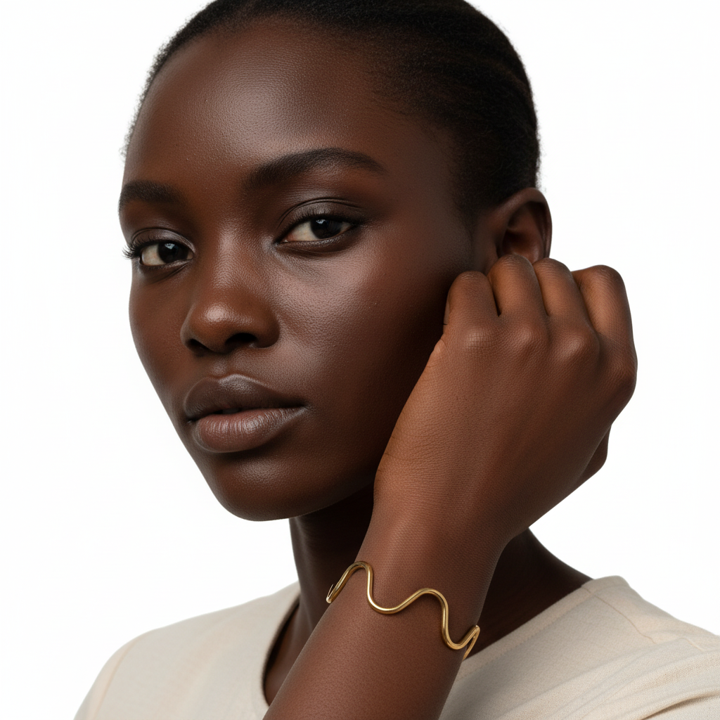 Bracelete Vague modelo negra