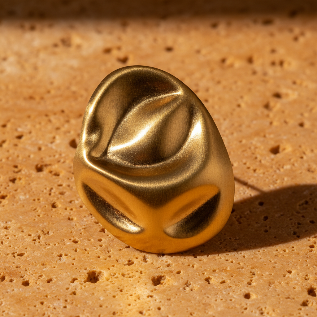 Brincos Dourados — Macro Detalhe
