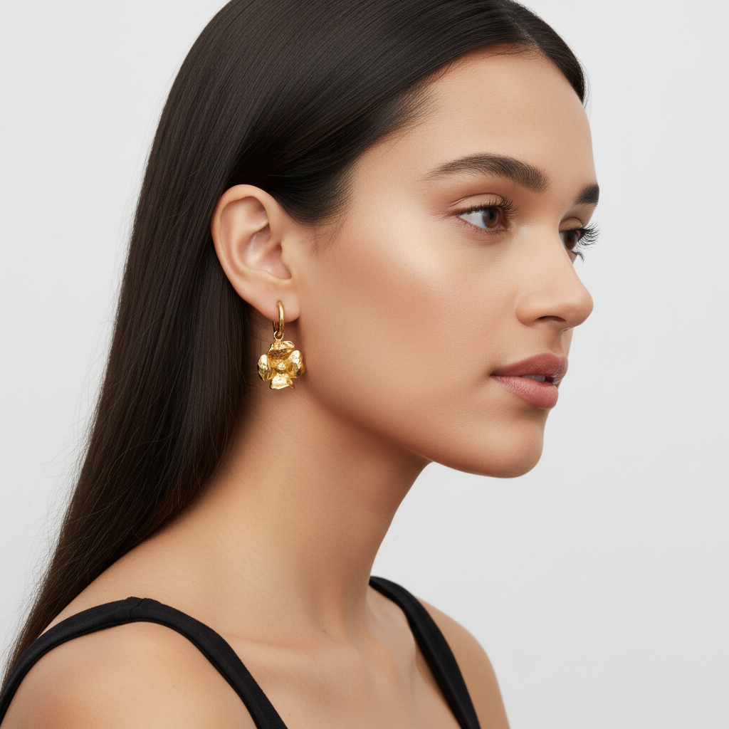 Brincos Fleur — modelo