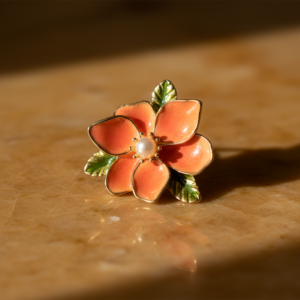 Brincos Flor — Macro Detalhe