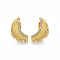 Brincos Plume — branco 3