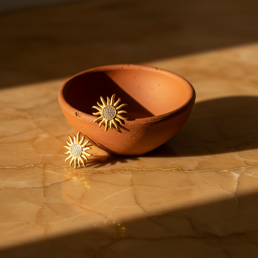 Brincos Sol — Taça Duo