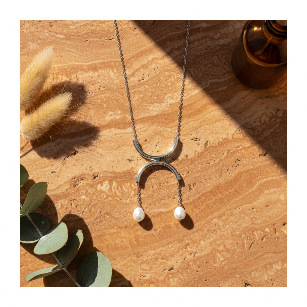 Colar Arcos X — Travertine Fiel