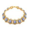 Colar Azul Vintage — fundo branco