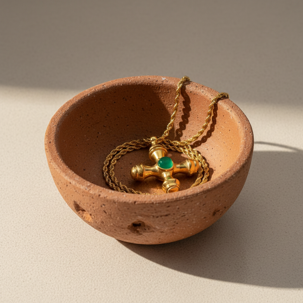 Colar na Tigela Terracota