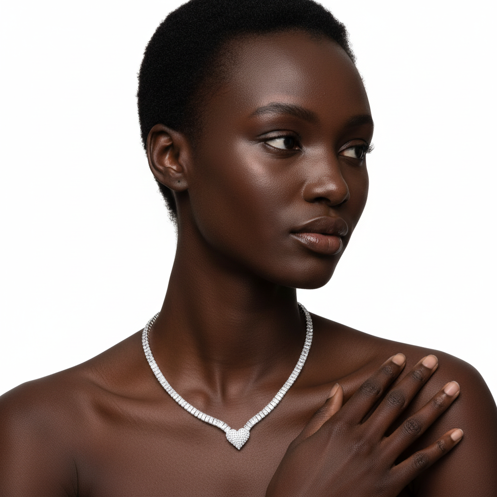 Colar Riviera — modelo negra