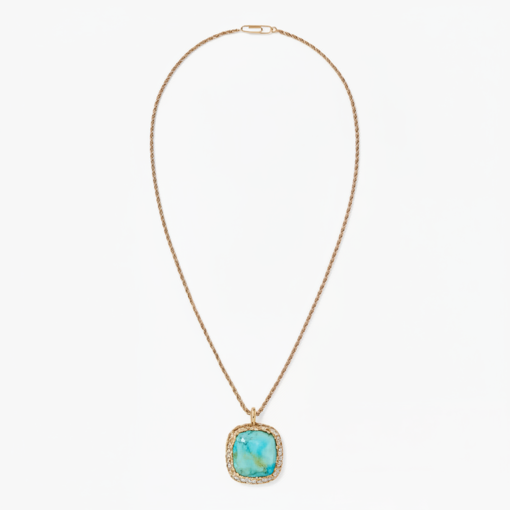 Colar Turquesa — pedra maior