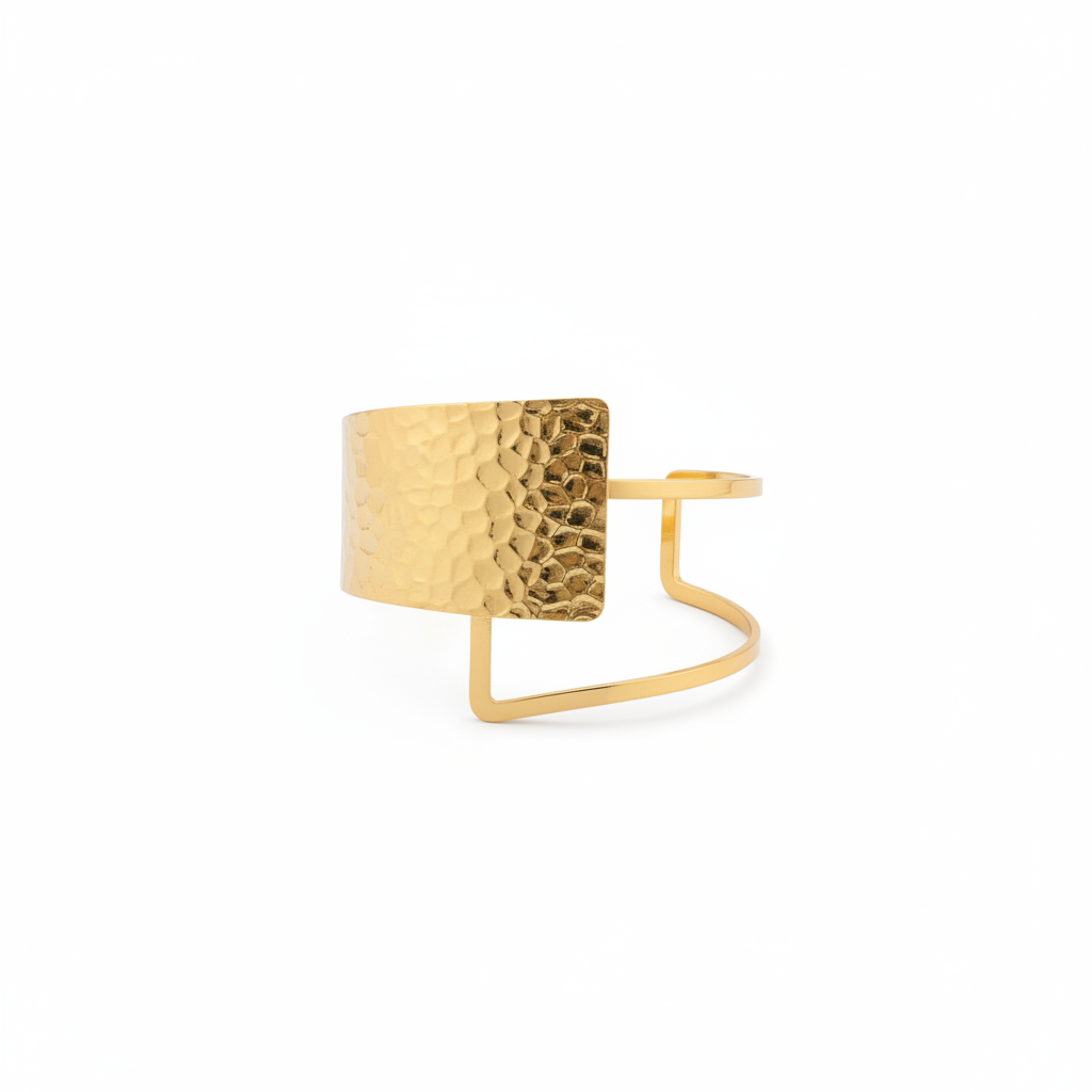 Cuff Geométrica Ouro