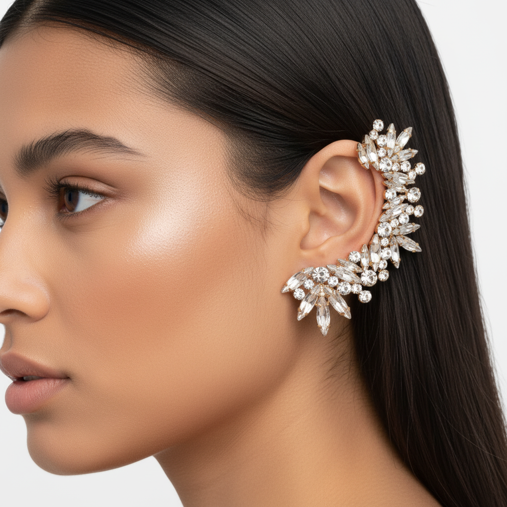 Ear Cuff Ouro — modelo
