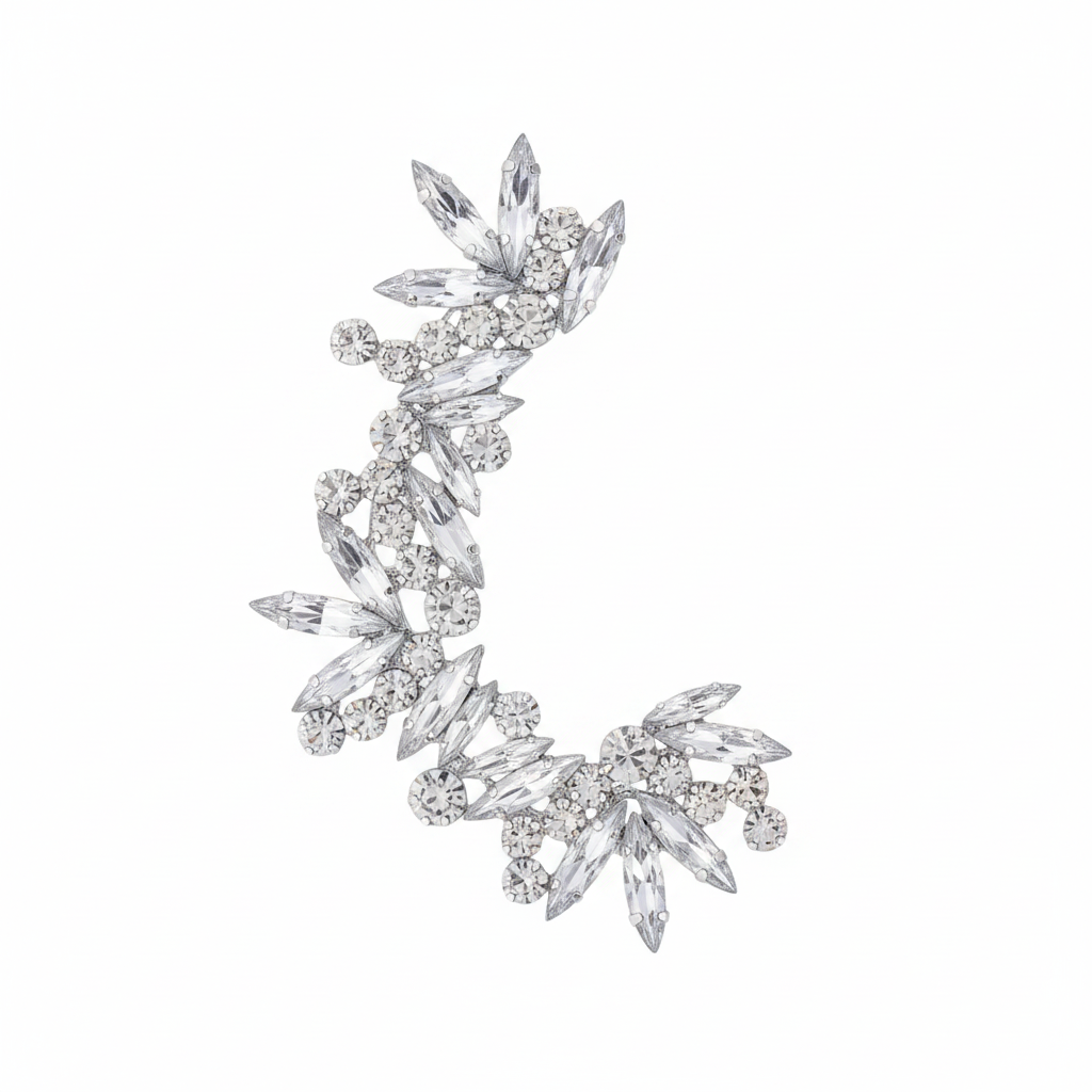 Ear Cuff Prata — top down