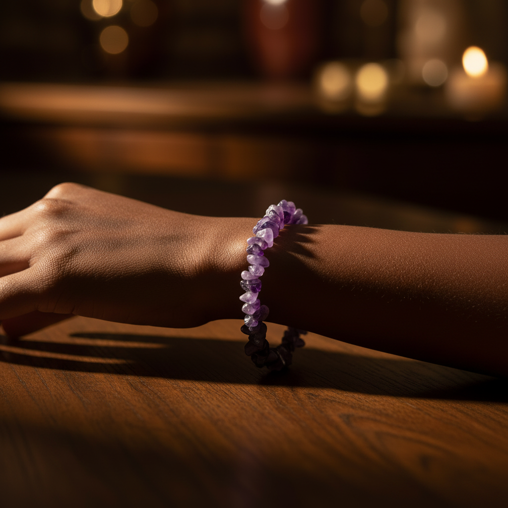 Pulseira Améthyste — modelo 1:1