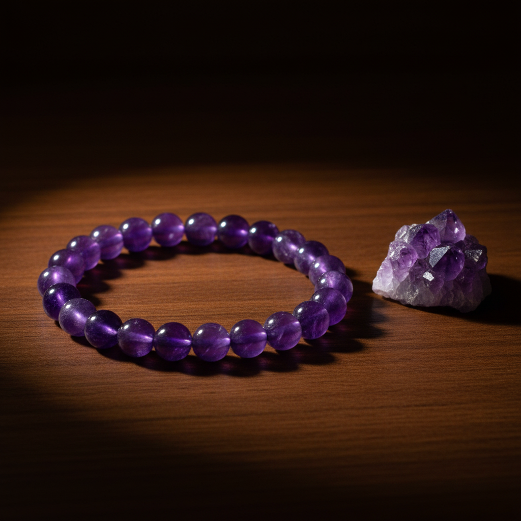Pulseira Amethyst Cluster