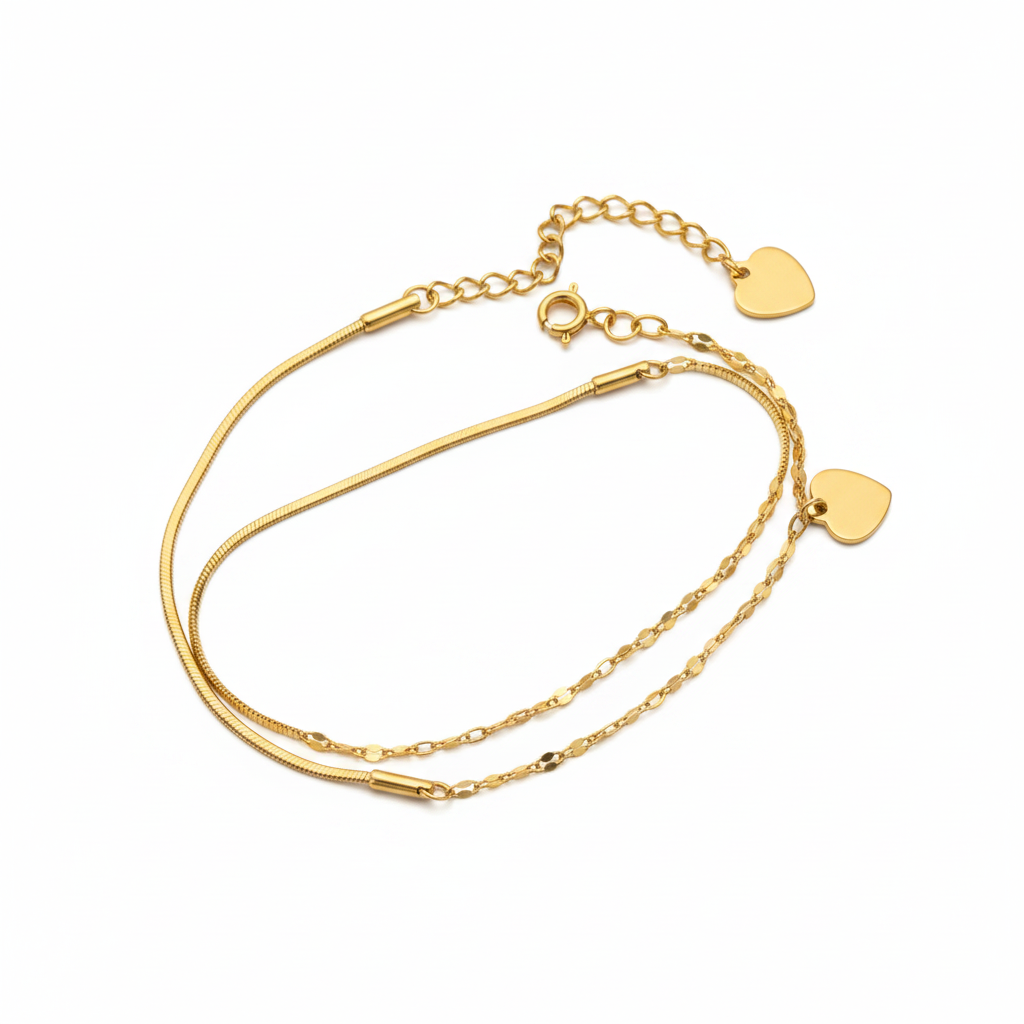 Pulseira Amour flat lay