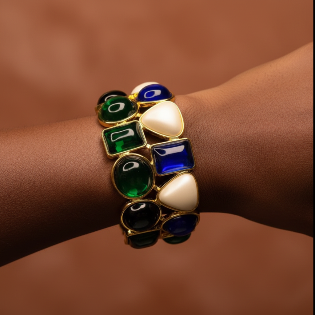 Pulseira Azul Verde - Realista