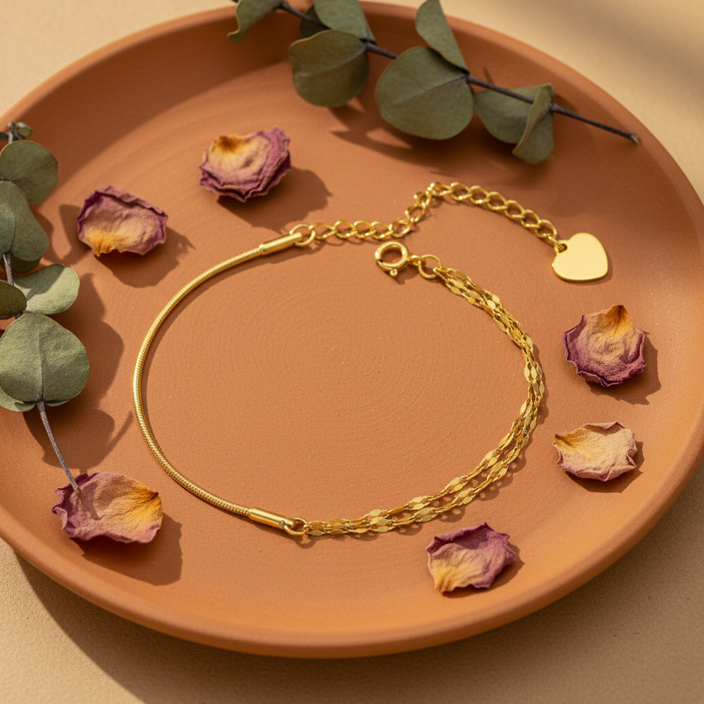 Pulseira Boho Flat Lay