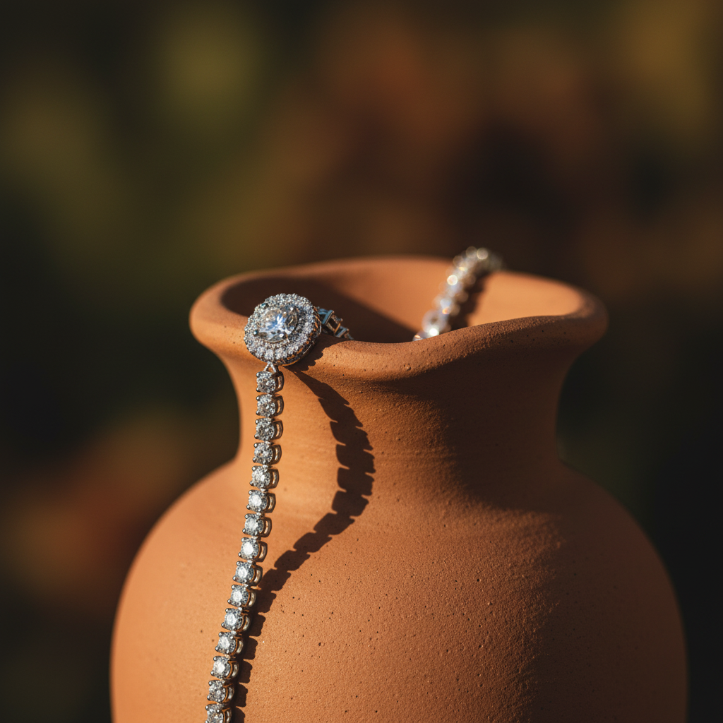 Pulseira Halo Prata Vaso