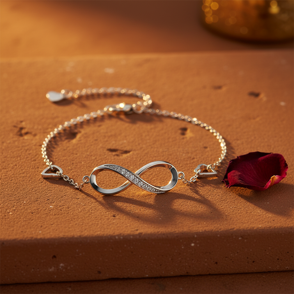 Pulseira Infinito Terracota