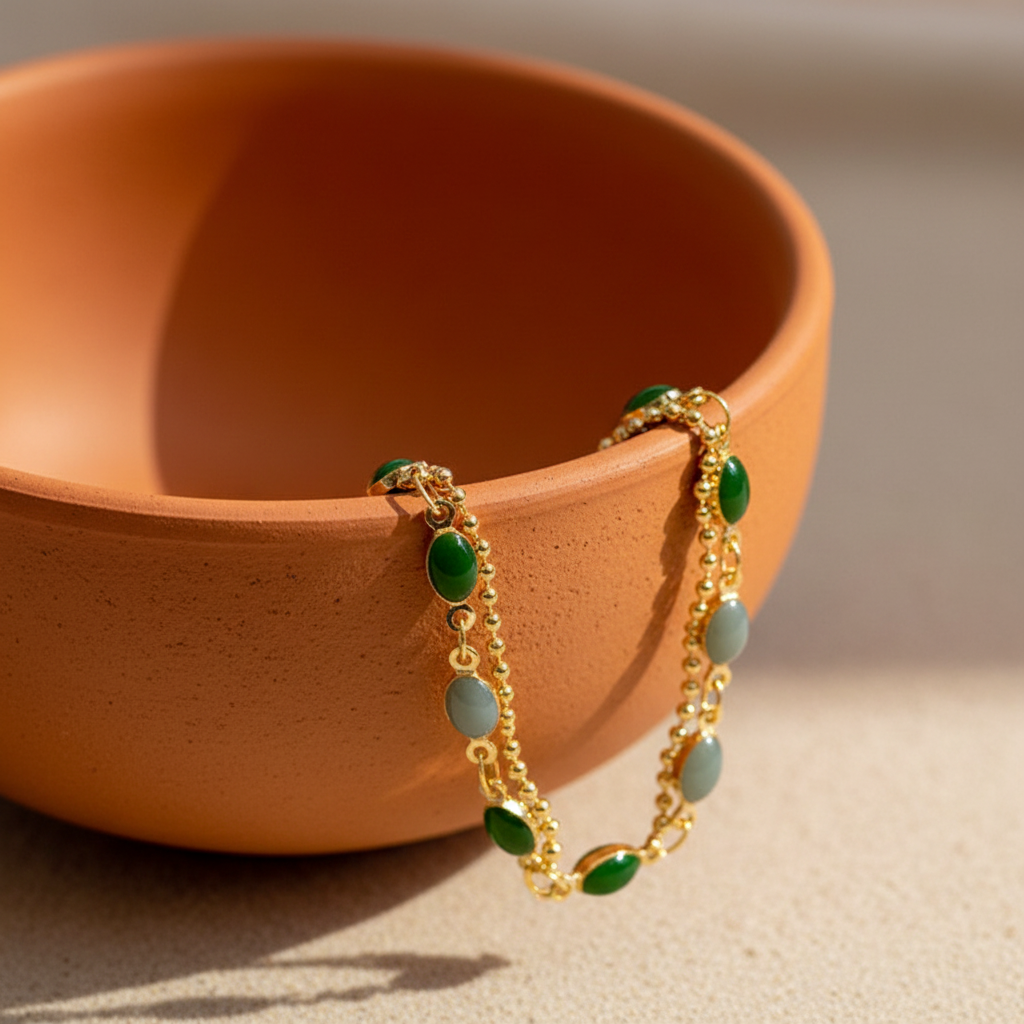 Pulseira Jade Gold — taça
