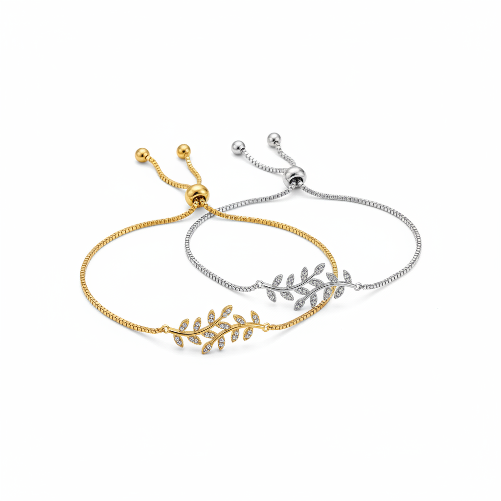 Pulseira Laurel ouro + prata