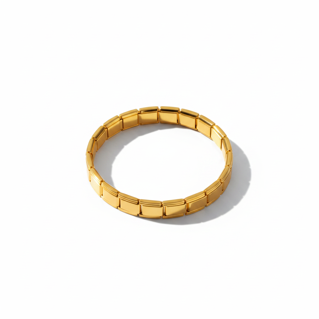 Pulseira Maille Dorée — fundo branco