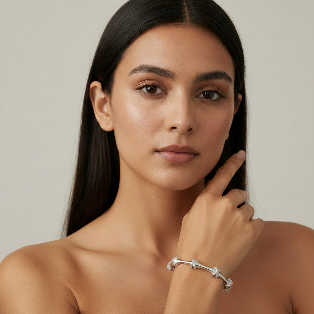 Pulseira Ossature Prata — Georgina