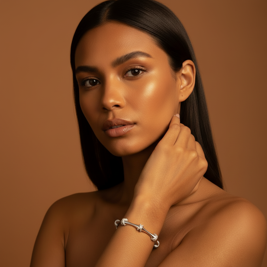 Pulseira Ossature — prata