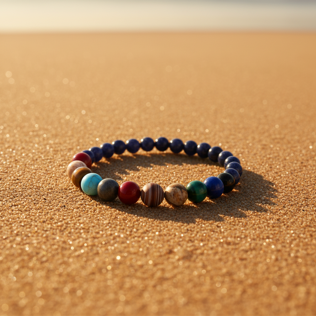 Pulseira Planetas — areia
