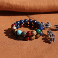 Pulseira Planetas — terracota lavanda