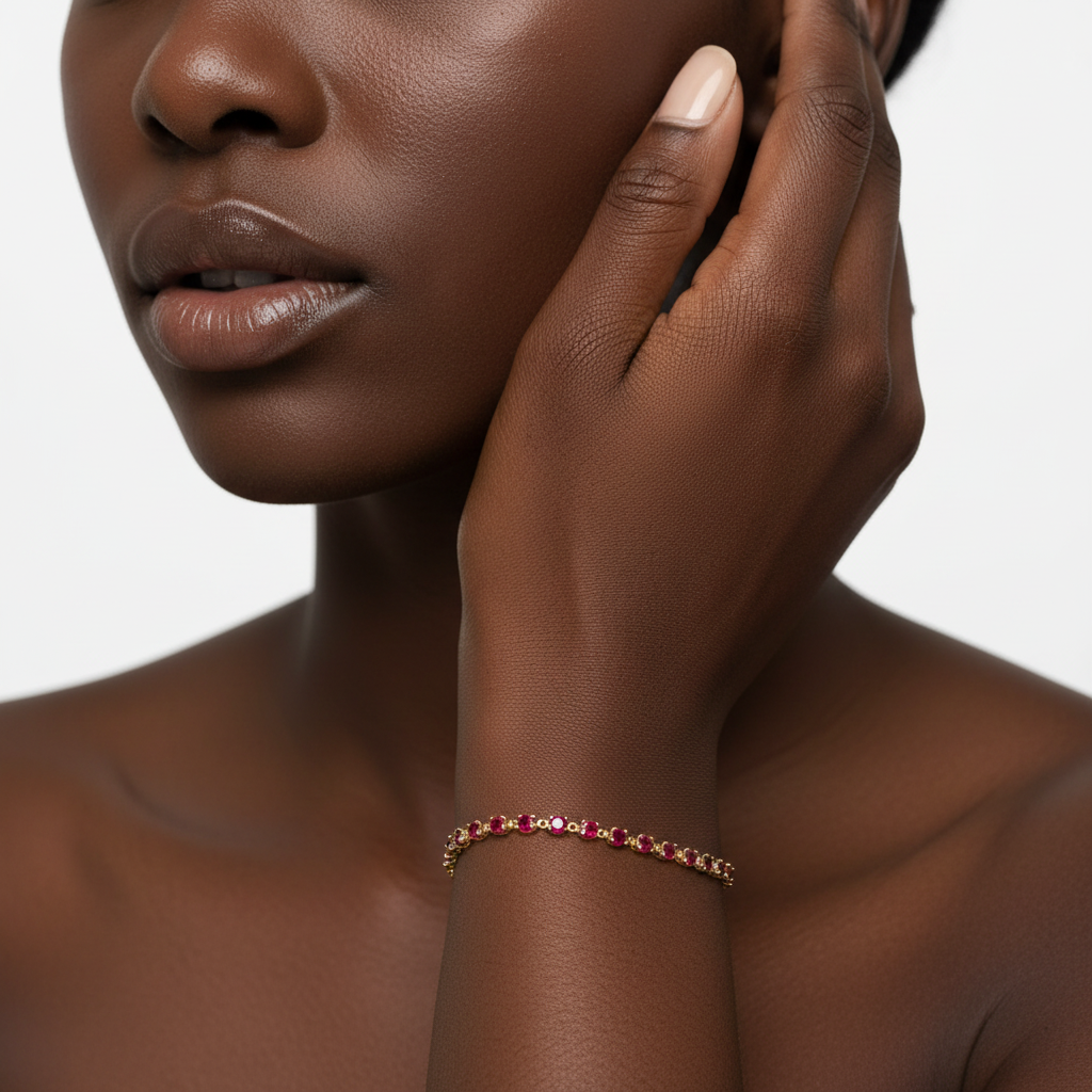 Pulseira Rubis — modelo negra