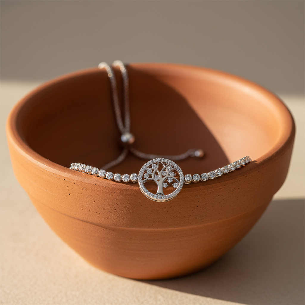 Pulseira Árvore da Vida — taça corrigida