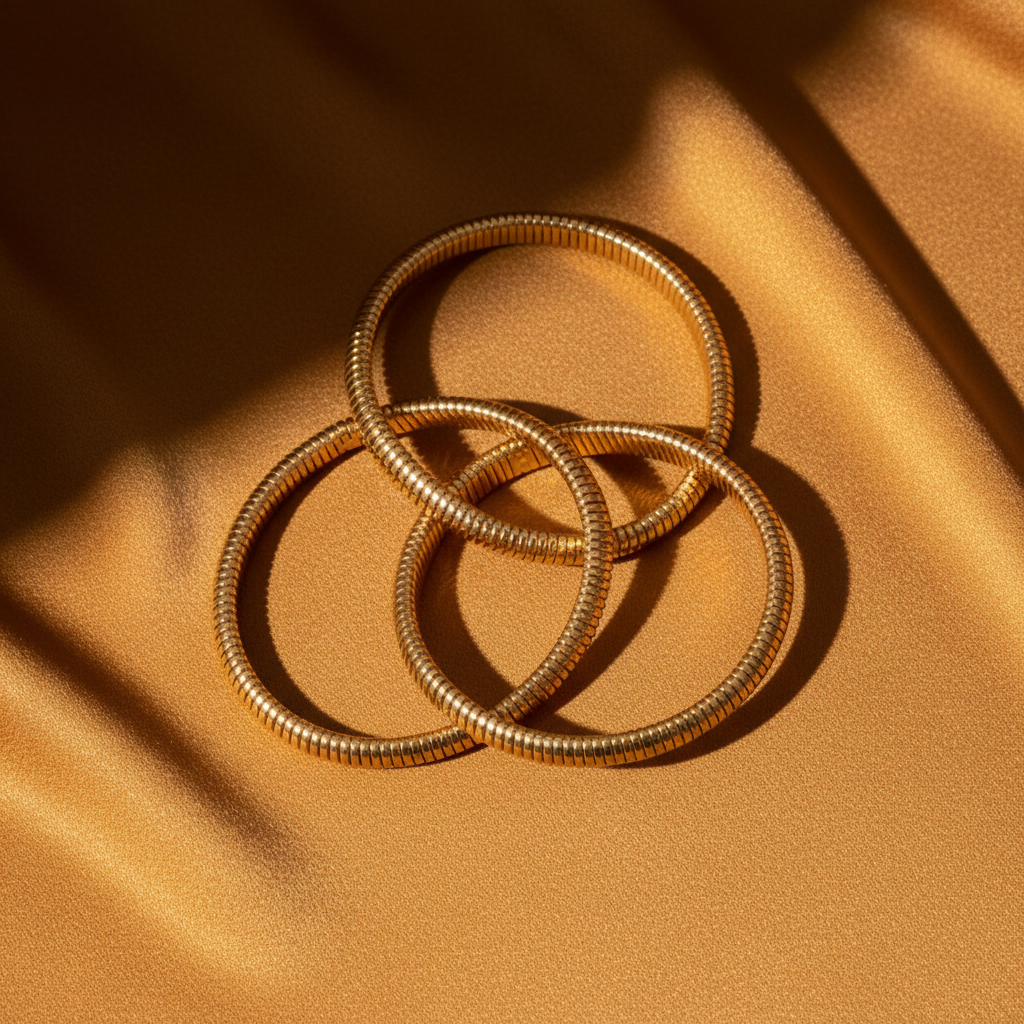 Pulseira Serpentine - Flat Lay