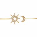Pulseira Sol e Lua — close-up