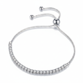 Pulseira Tennis Prata — flat lay