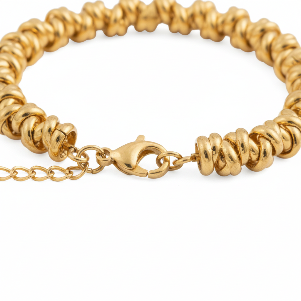 Pulseira Volute — close-up
